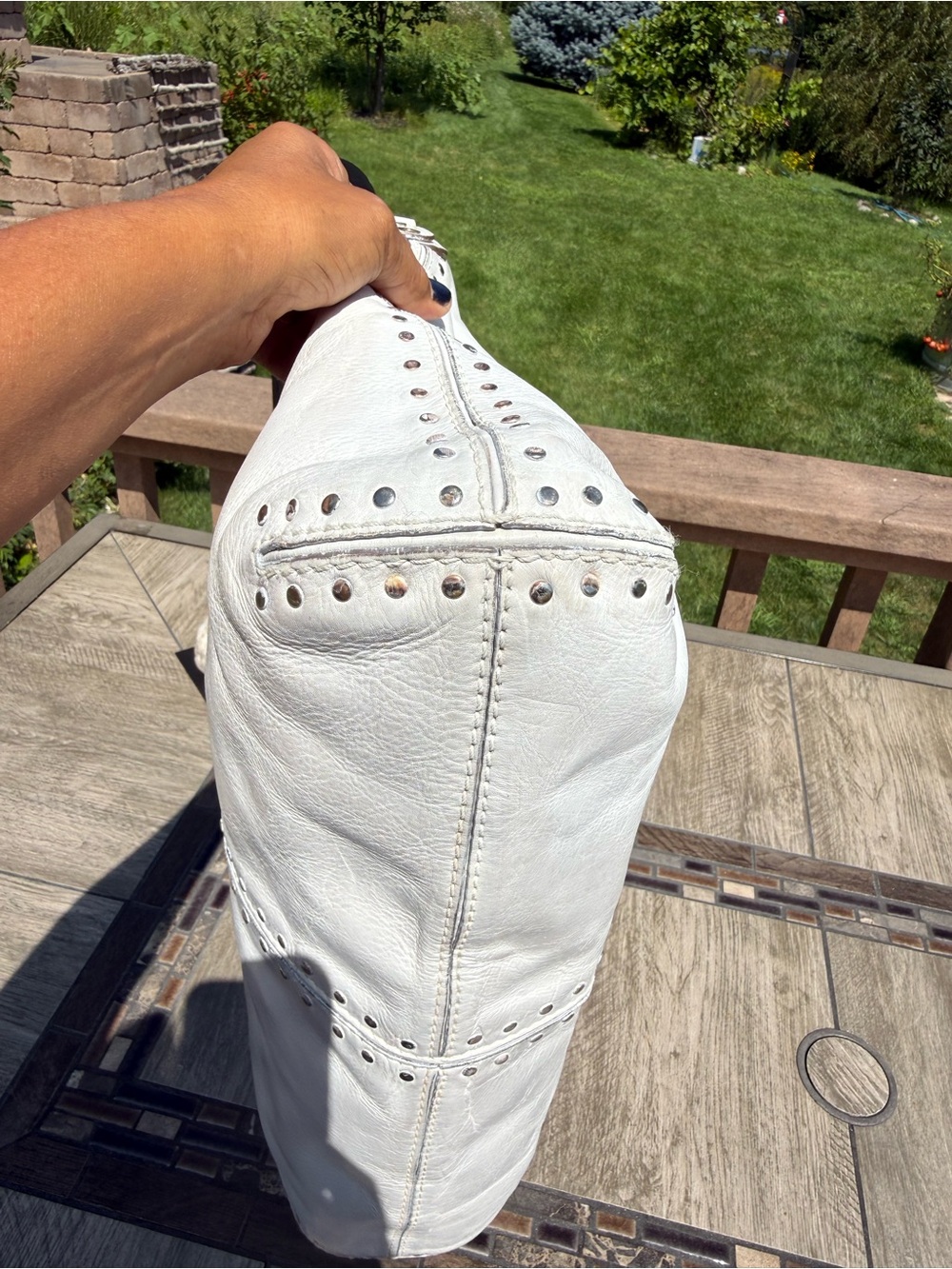 GUC Michael Kors Astor Large Studded Hobo Bag - Picture 9 of 10